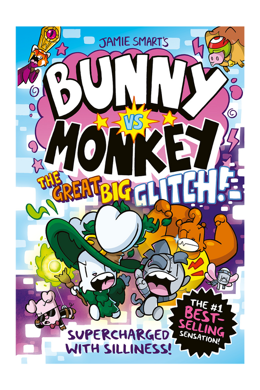 Bunny vs Monkey 10: The Great Big Glitch (hardback)