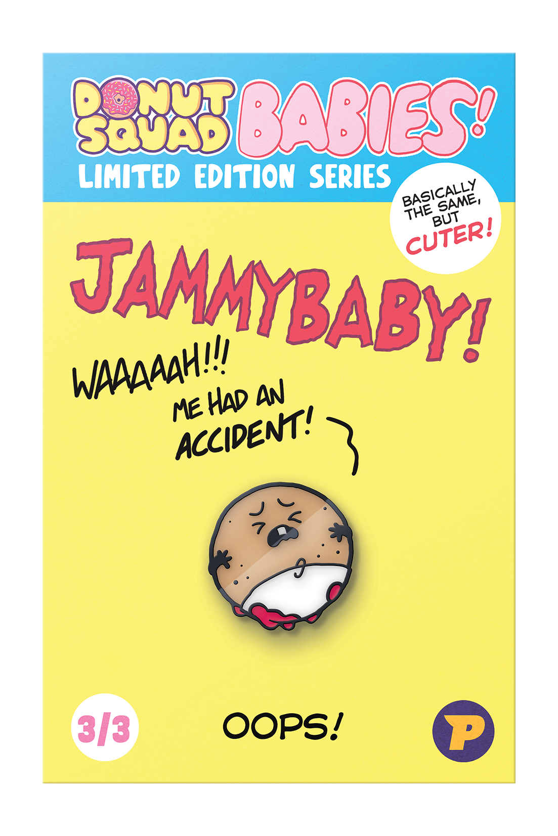 Donut Squad Jammybaby pin badge