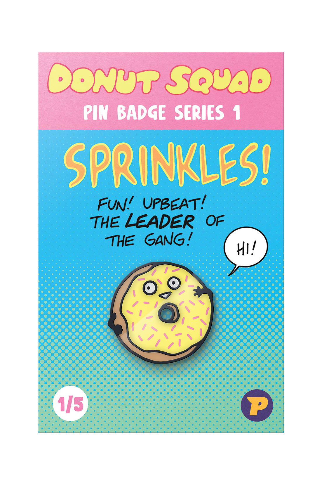 Donut Squad pin badges bundle - series 1