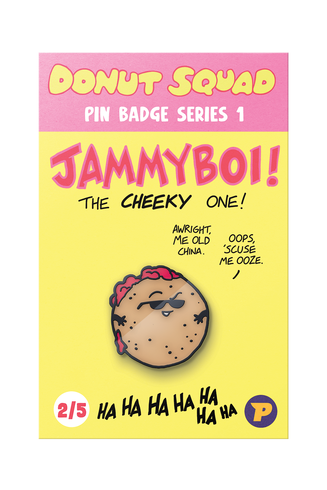 Donut Squad pin badges bundle - series 1