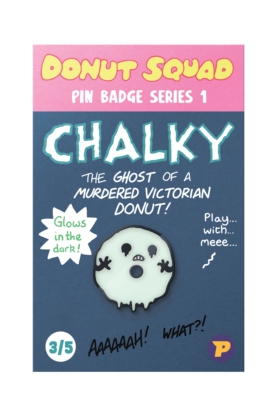 Donut Squad pin badges bundle - series 1