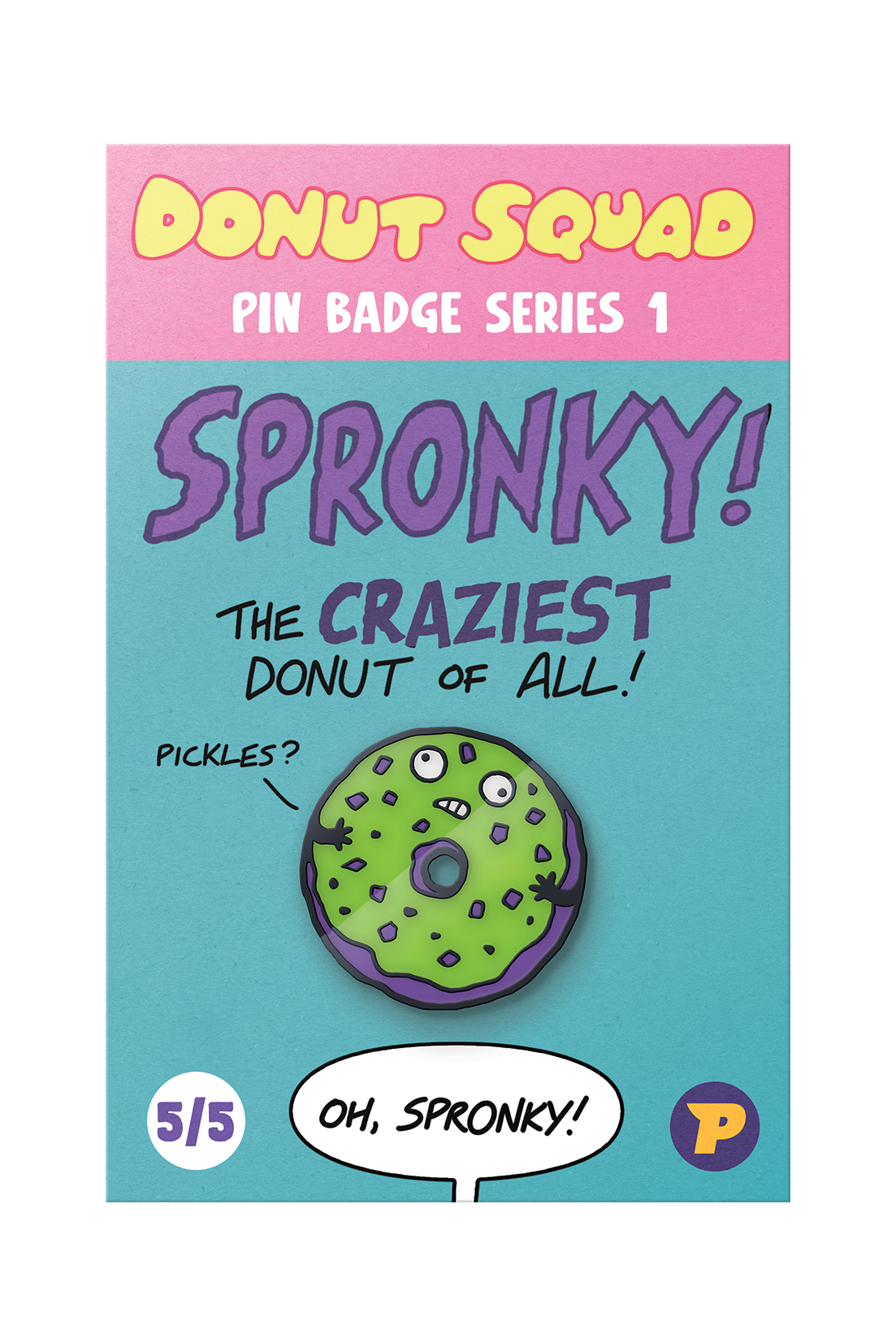Donut Squad pin badges bundle - series 1