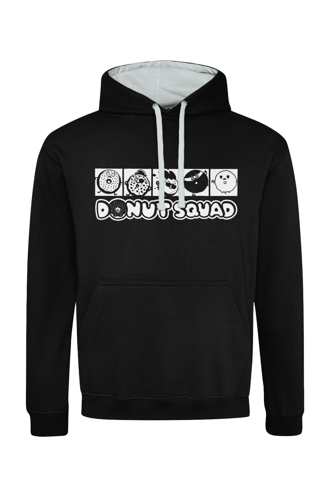 Donut Squad line-up adult hoodie
