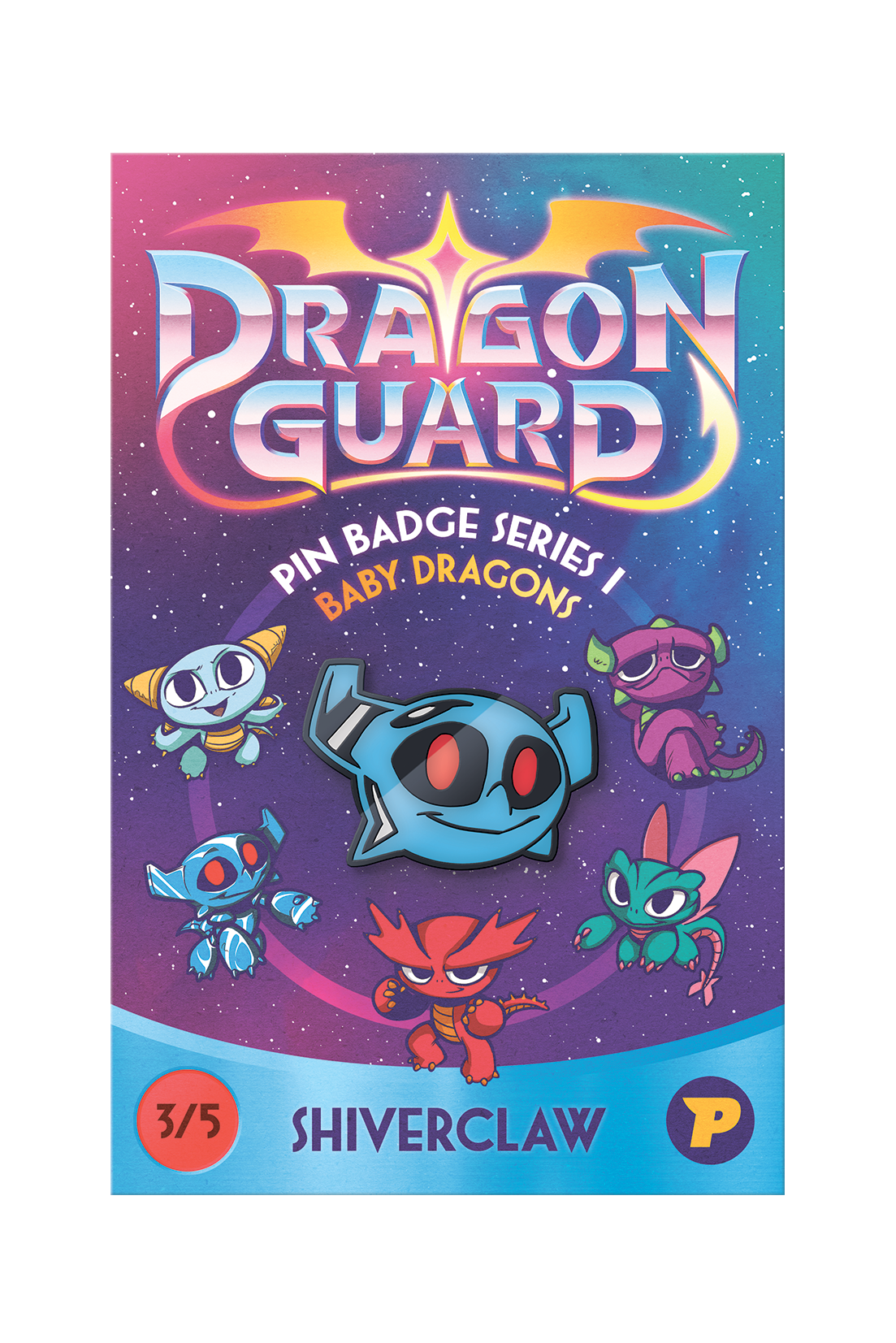 Dragon Guard pin badges bundle - series 1