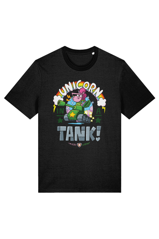 Hero Slam Unicorn adult t-shirt