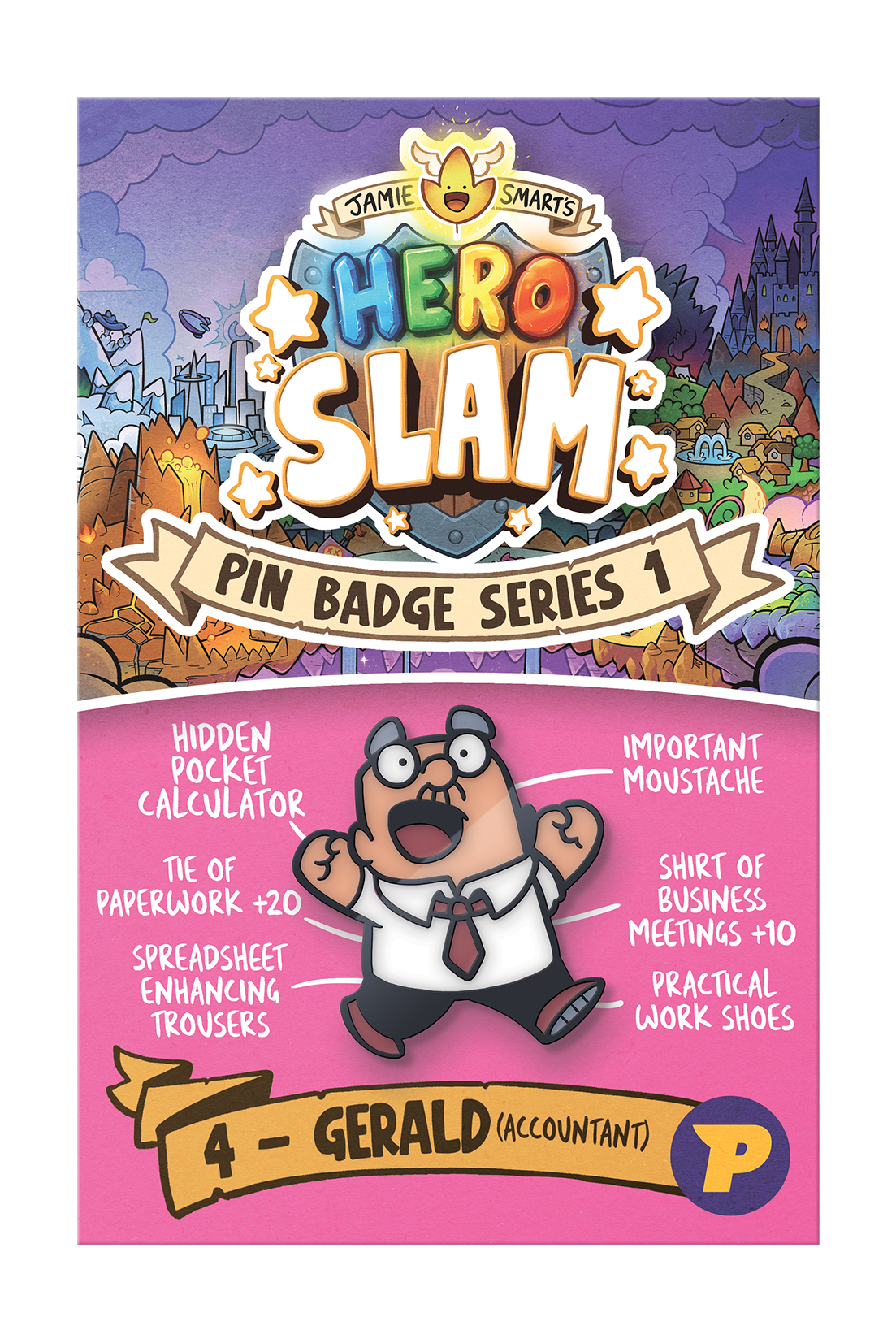 Hero Slam pin badges bundle