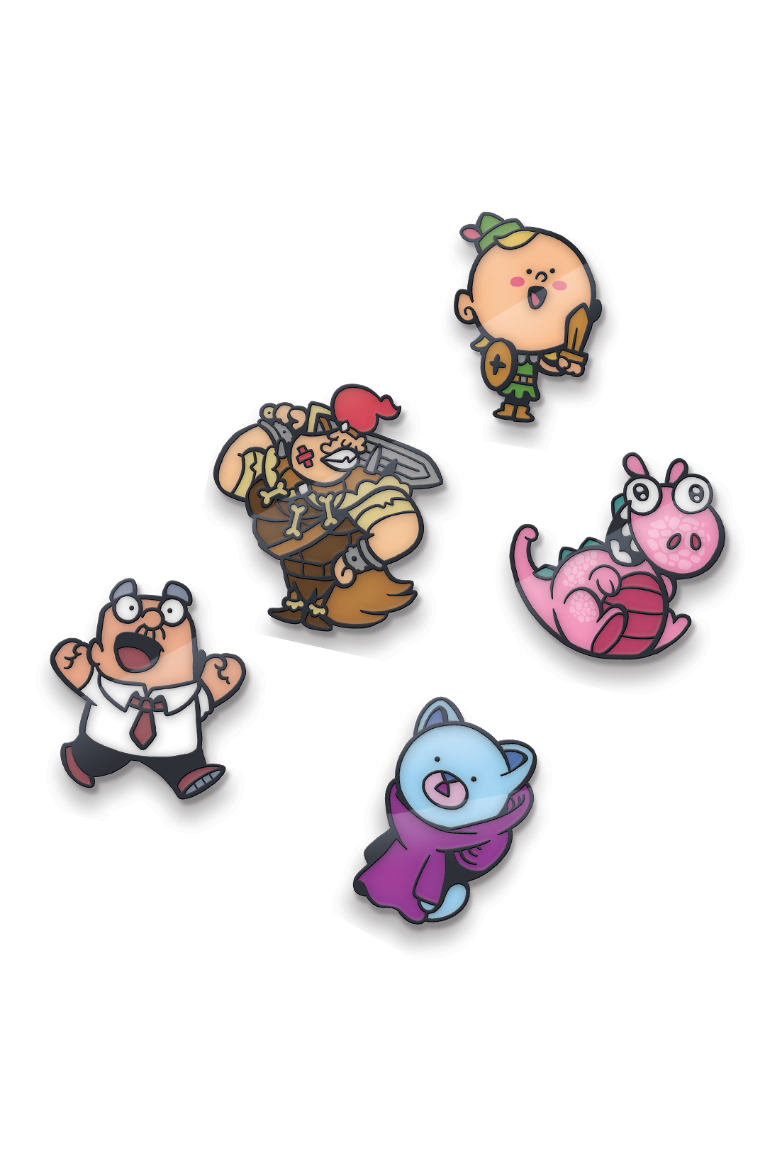Hero Slam pin badges bundle