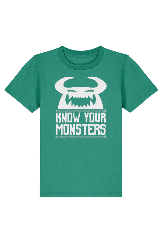 Know Your Monsters Logo kids t-shirt