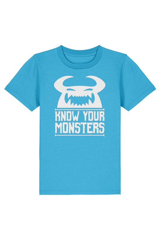 Know Your Monsters Logo kids t-shirt