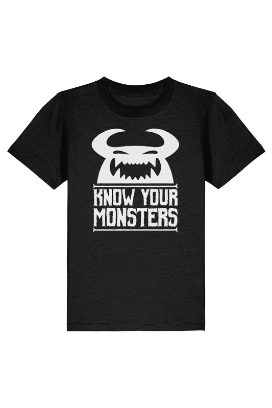 Know Your Monsters Logo kids t-shirt