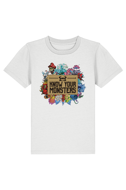 Know Your Monsters Group Shot Logo kids t-shirt