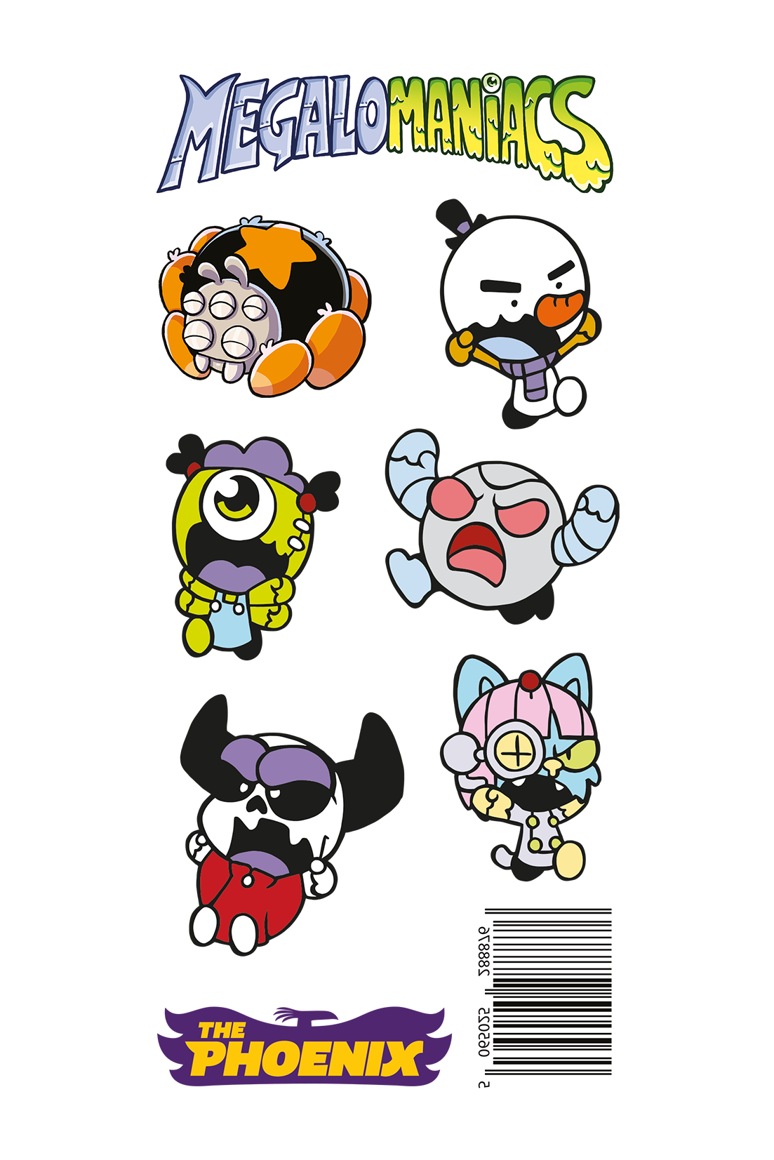 Megalomaniacs temporary tattoos