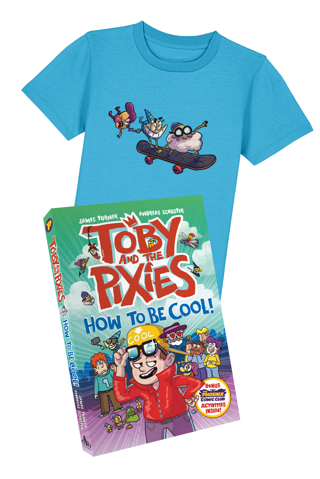 Toby and the Pixies book and t-shirt bundle (book 4)