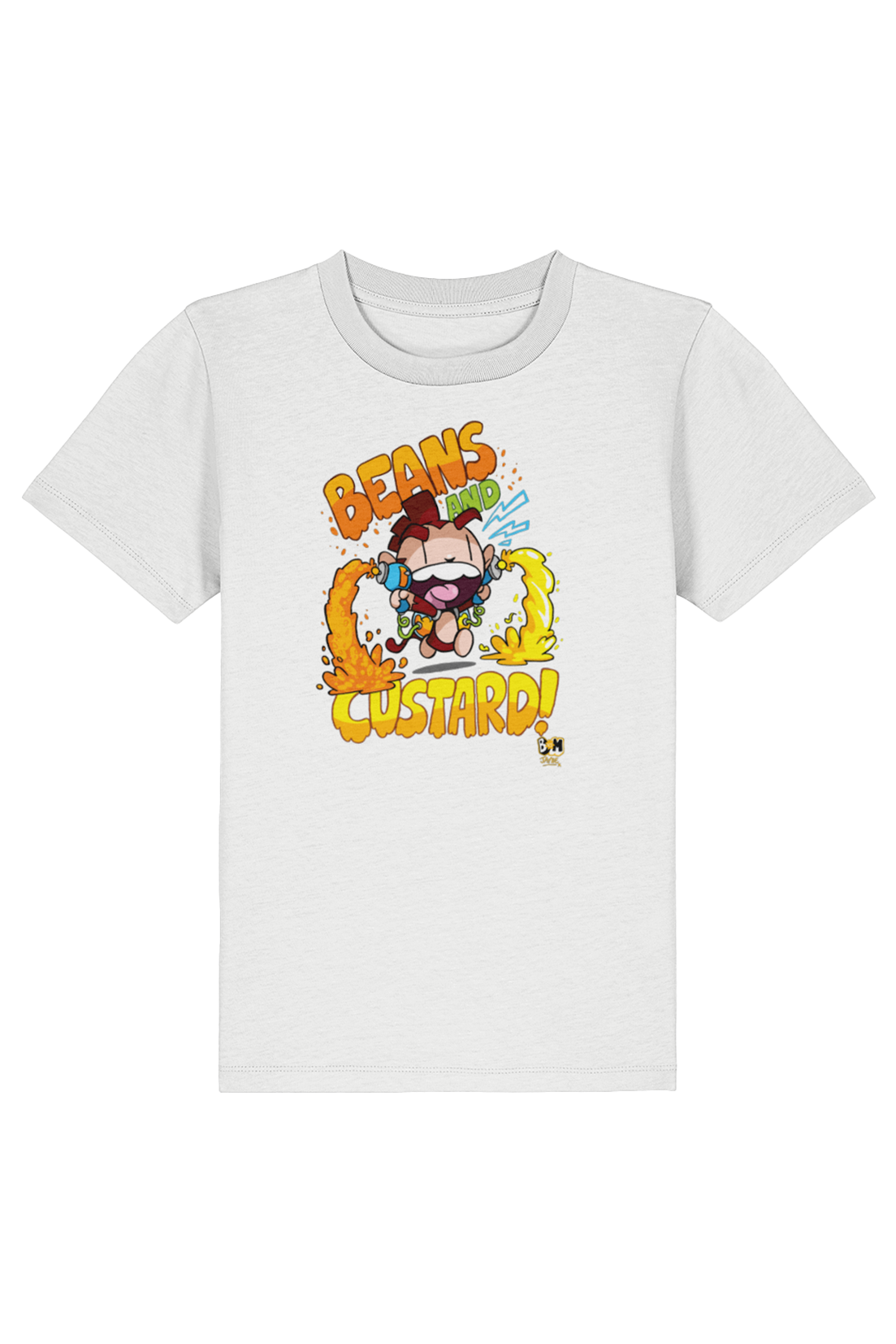 Bunny vs Monkey "Beans and Custard!" kids t-shirt