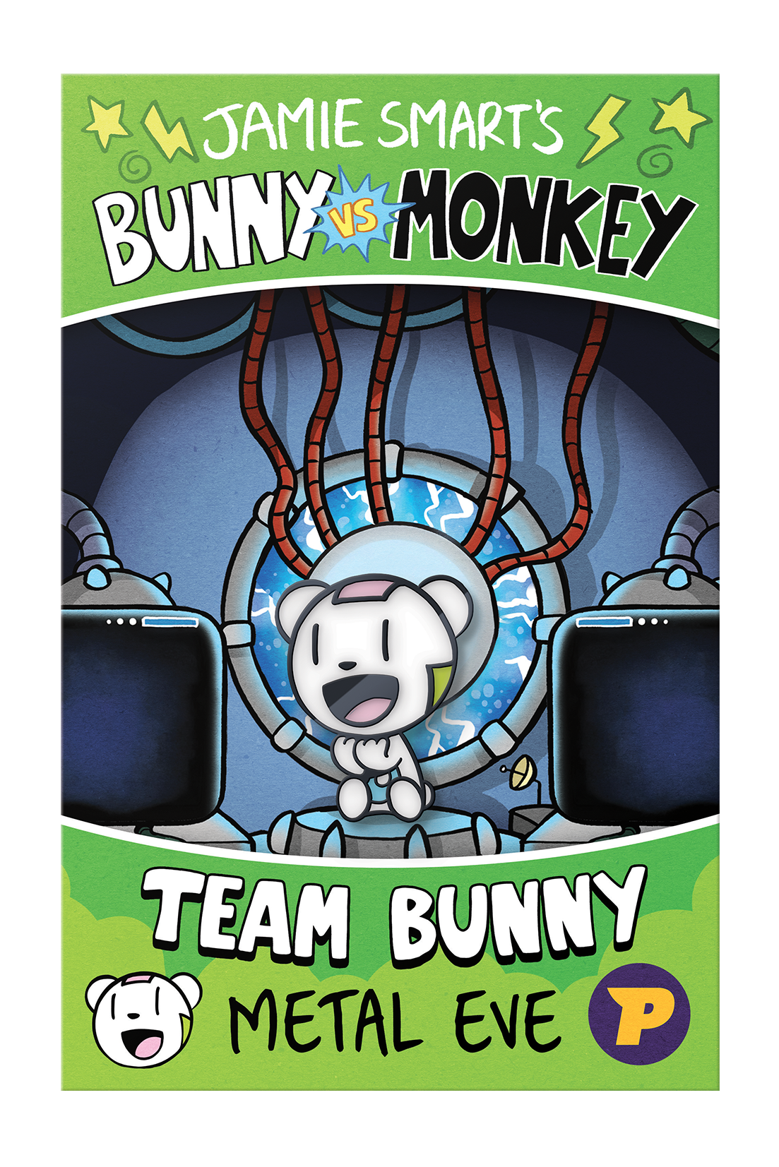 Bunny vs Monkey Metal Eve pin badge