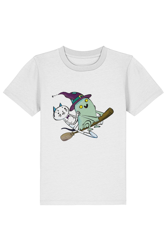 Clatters and Bump Broomstick kids t-shirt