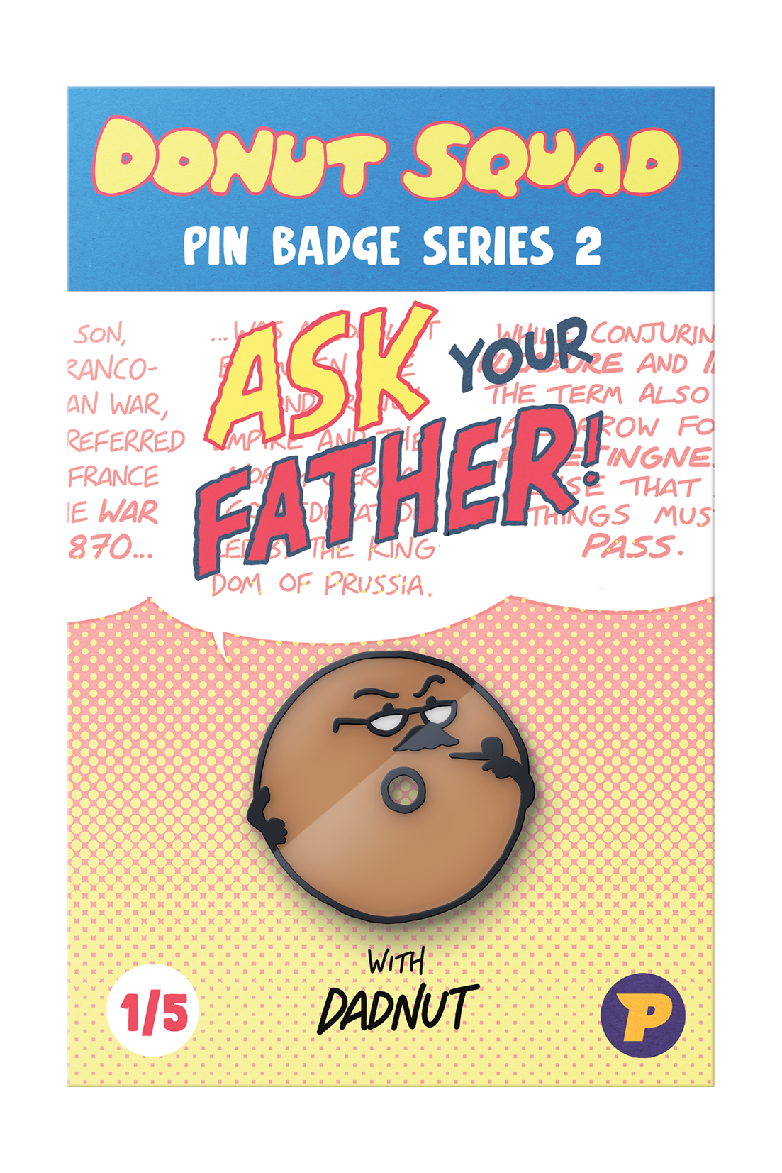 Donut Squad pin badges bundle - series 2