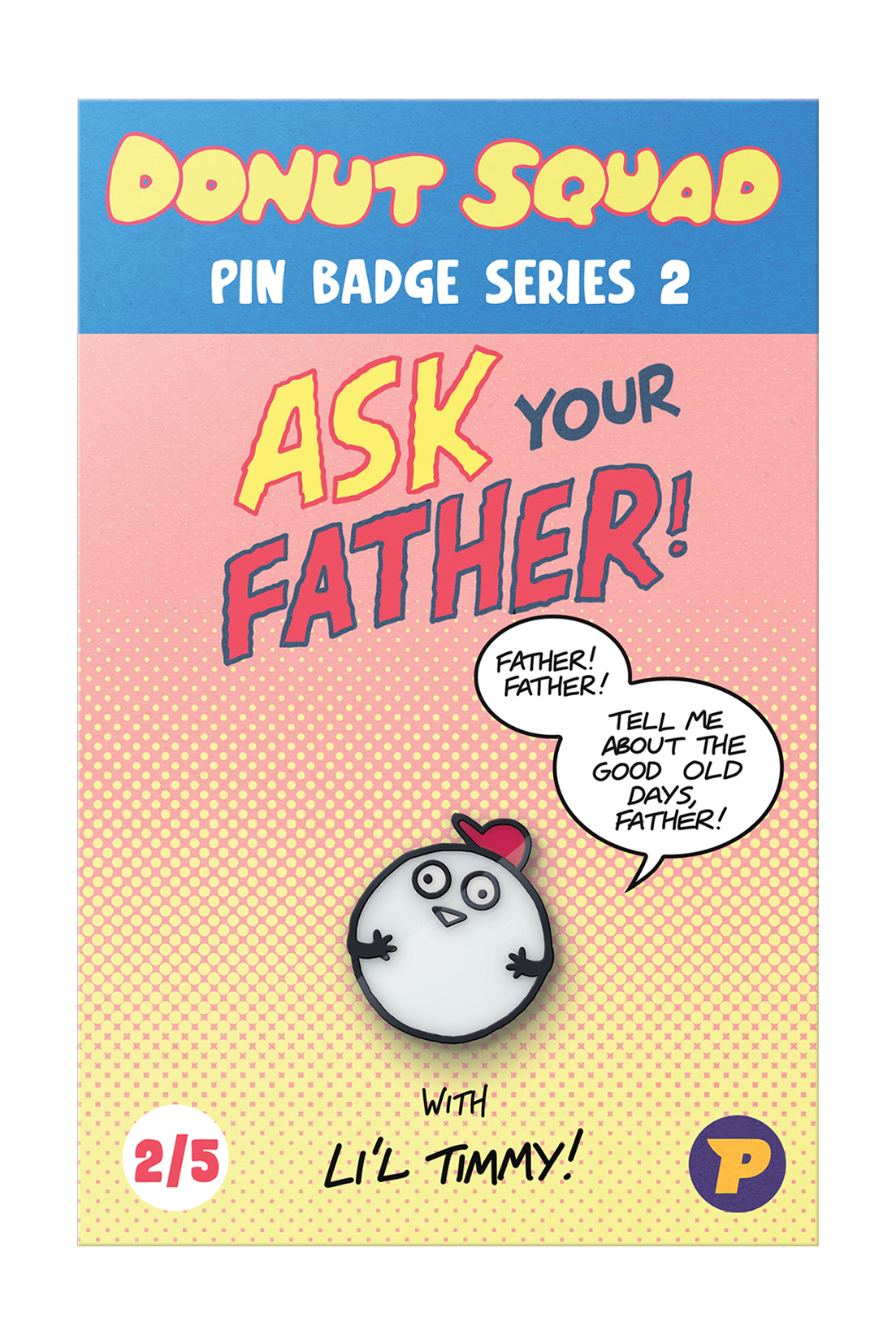 Donut Squad pin badges bundle - series 2