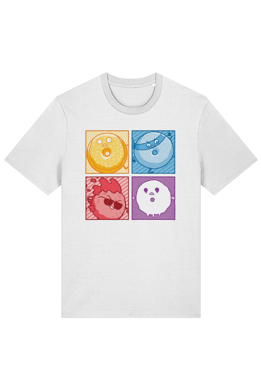 Donut Squad Pop Art adult t-shirt