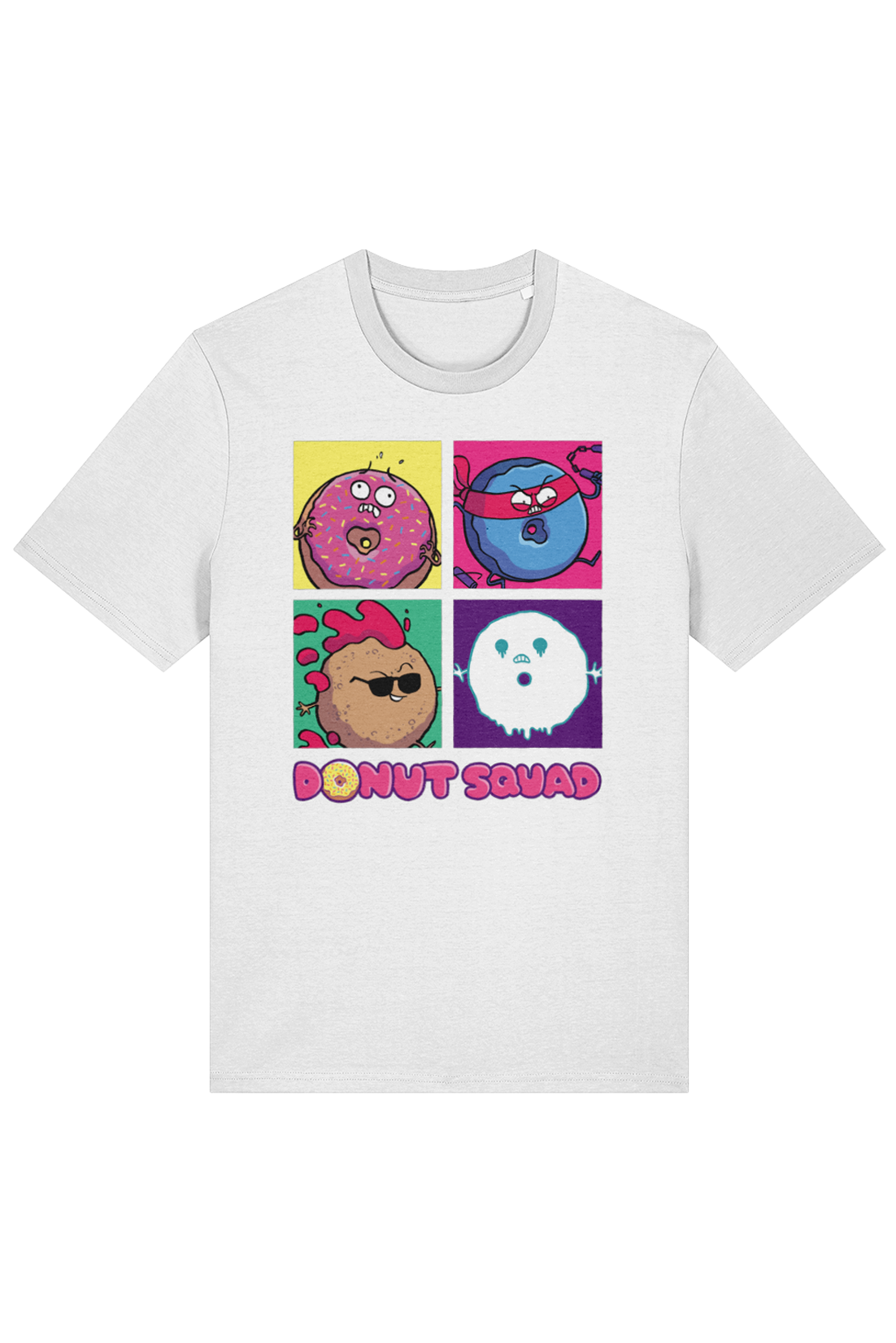 Donut Squad Squares adult t-shirt