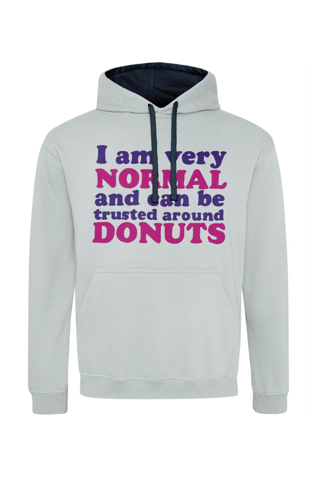 Donut Squad Totally Normal Humans adult hoodie