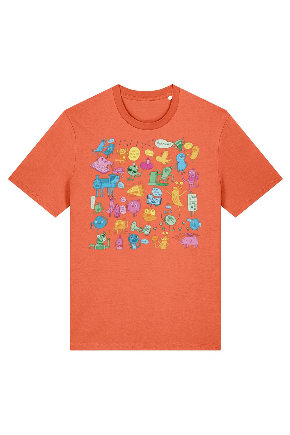 Doug Slugman P.I. Character Mix-up Mono adult t-shirt
