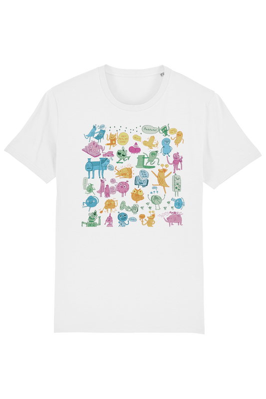 Doug Slugman P.I. Character Mix-up Mono adult t-shirt