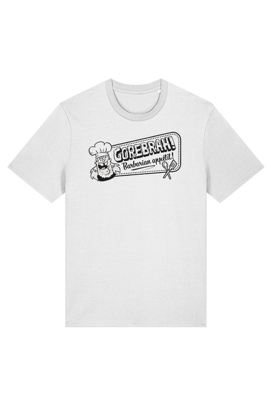 Gorebrah Barbarian Chef adult t-shirt