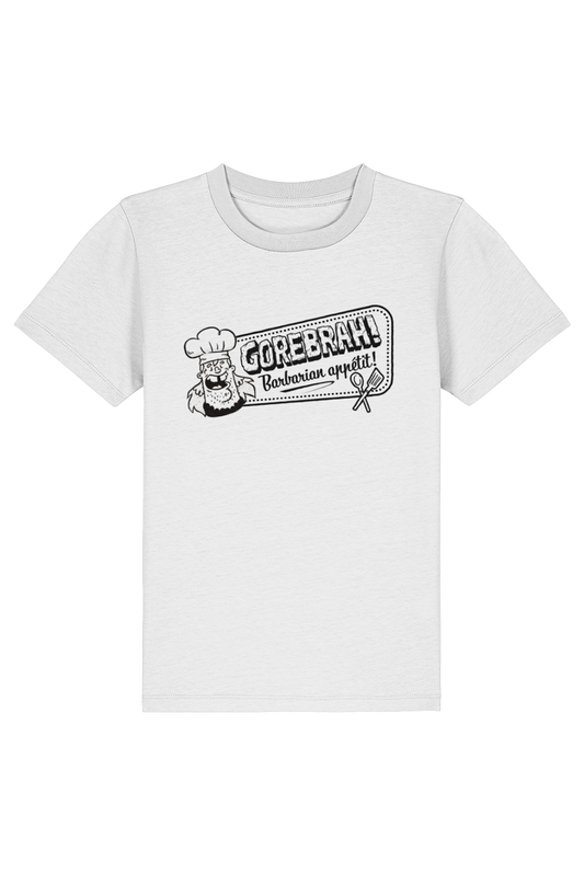 Gorebrah Barbarian Chef kids t-shirt