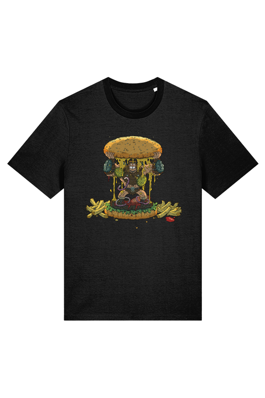 Gorebrah Hamburger adult t-shirt