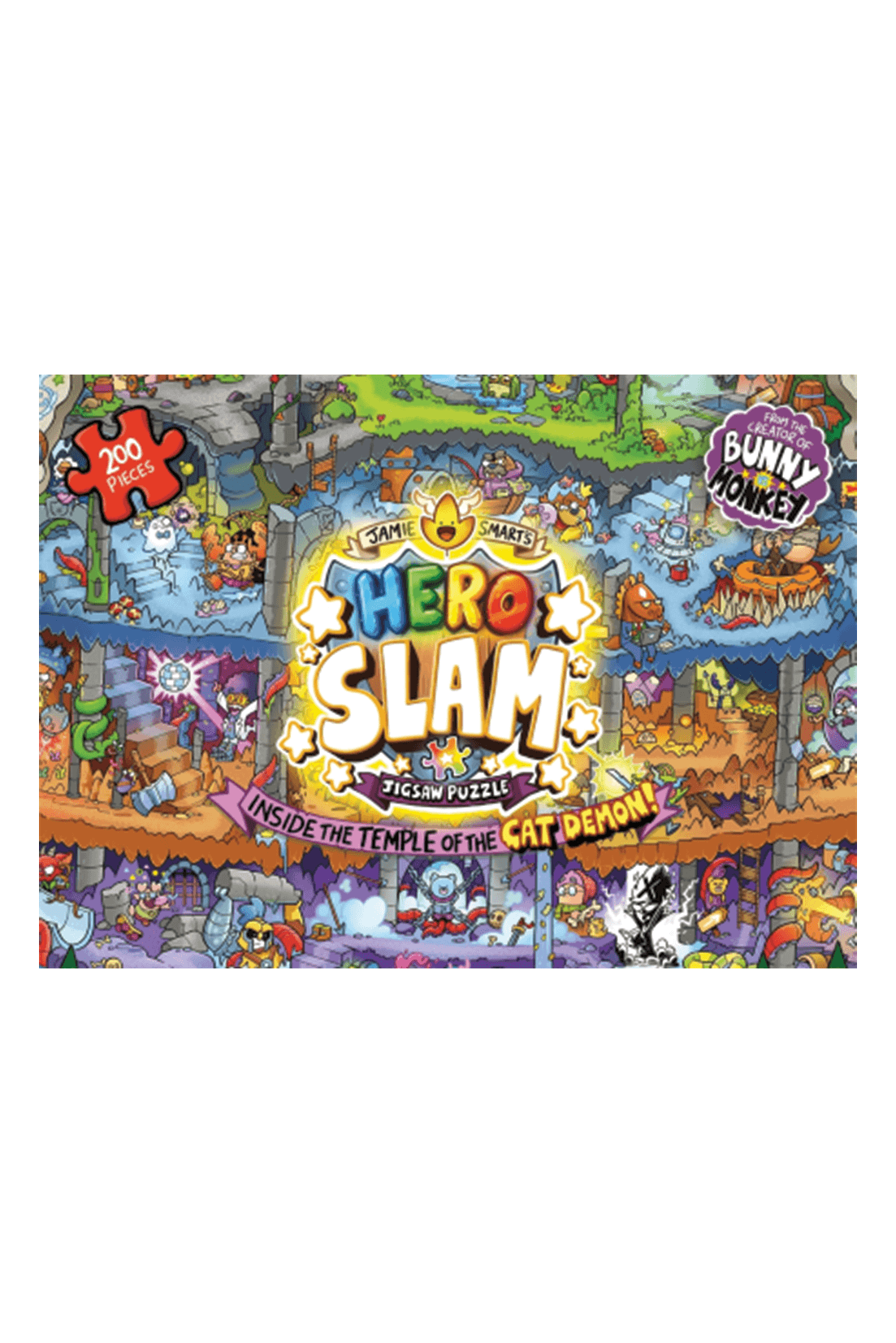 Jamie Smart’s Hero Slam Jigsaw Puzzle 2: Inside the Temple of the Cat Demon