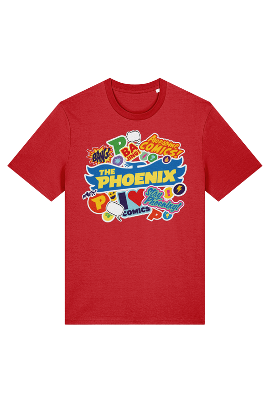 Phoenix Sticker Style adult t-shirt