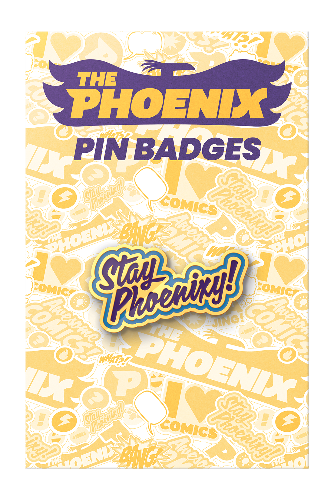 Official Phoenix "Stay Phoenixy!" pin badge