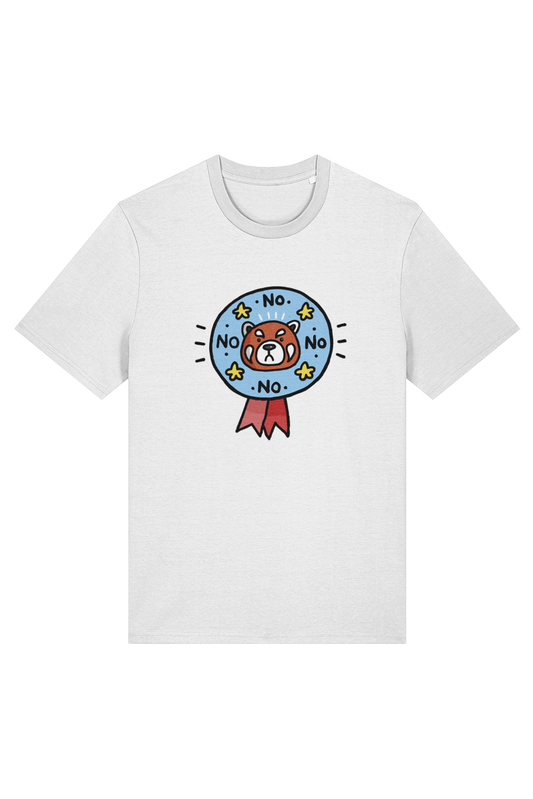 Squid Bits Jerk Face Red Panda adult t-shirt