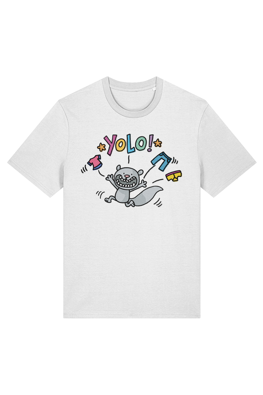 Squid Bits YOLO! adult t-shirt