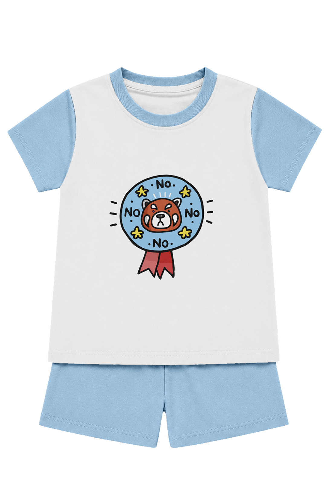 Squid Bits Red Panda kids pyjamas