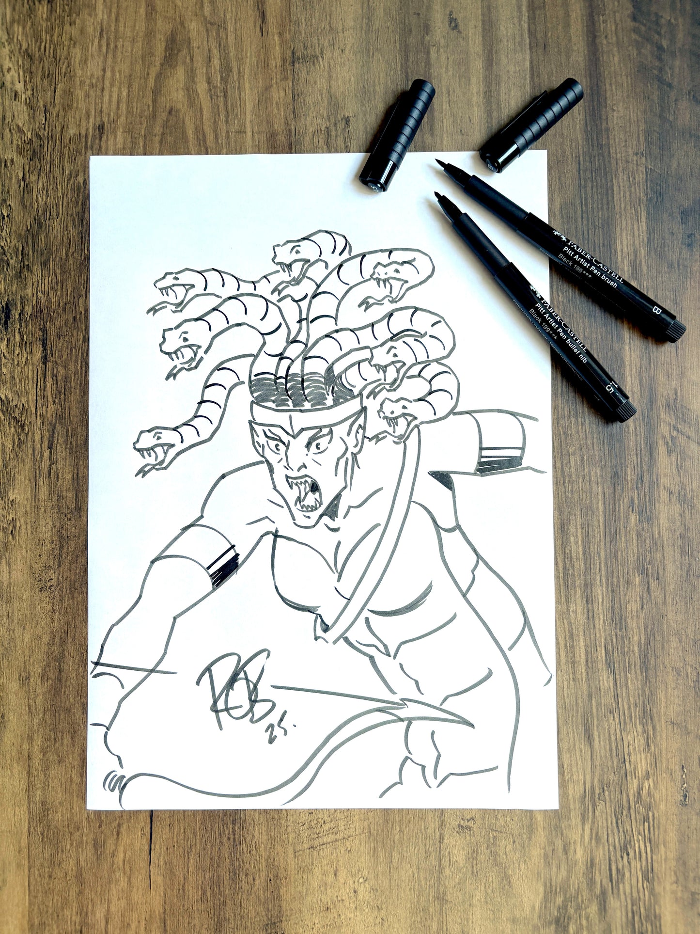 Faber-Castell Pitt Artist Pen Comic Illustration Set (x 4)