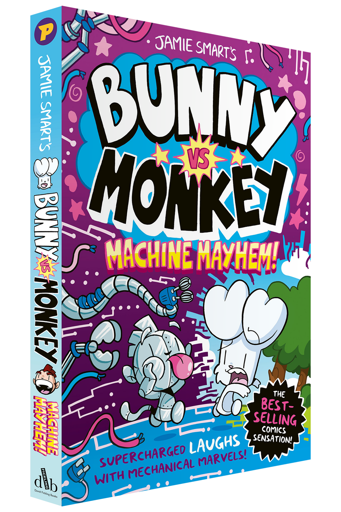 Bunny vs Monkey Machine Mayhem by Jamie Smart – The Phoenix shop