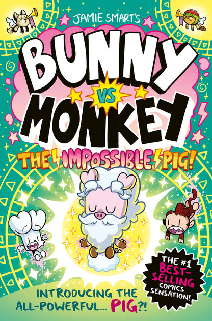 Bunny vs Monkey 8: The Impossible Pig! (hardback)