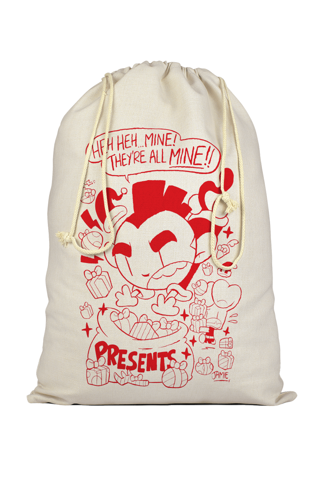 Bunny vs Monkey giant Christmas sack