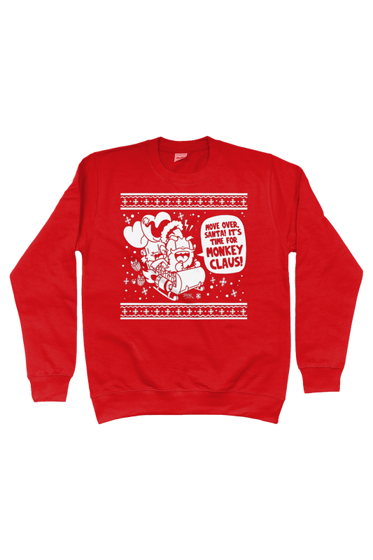Bunny vs Monkey Christmas jumper adult