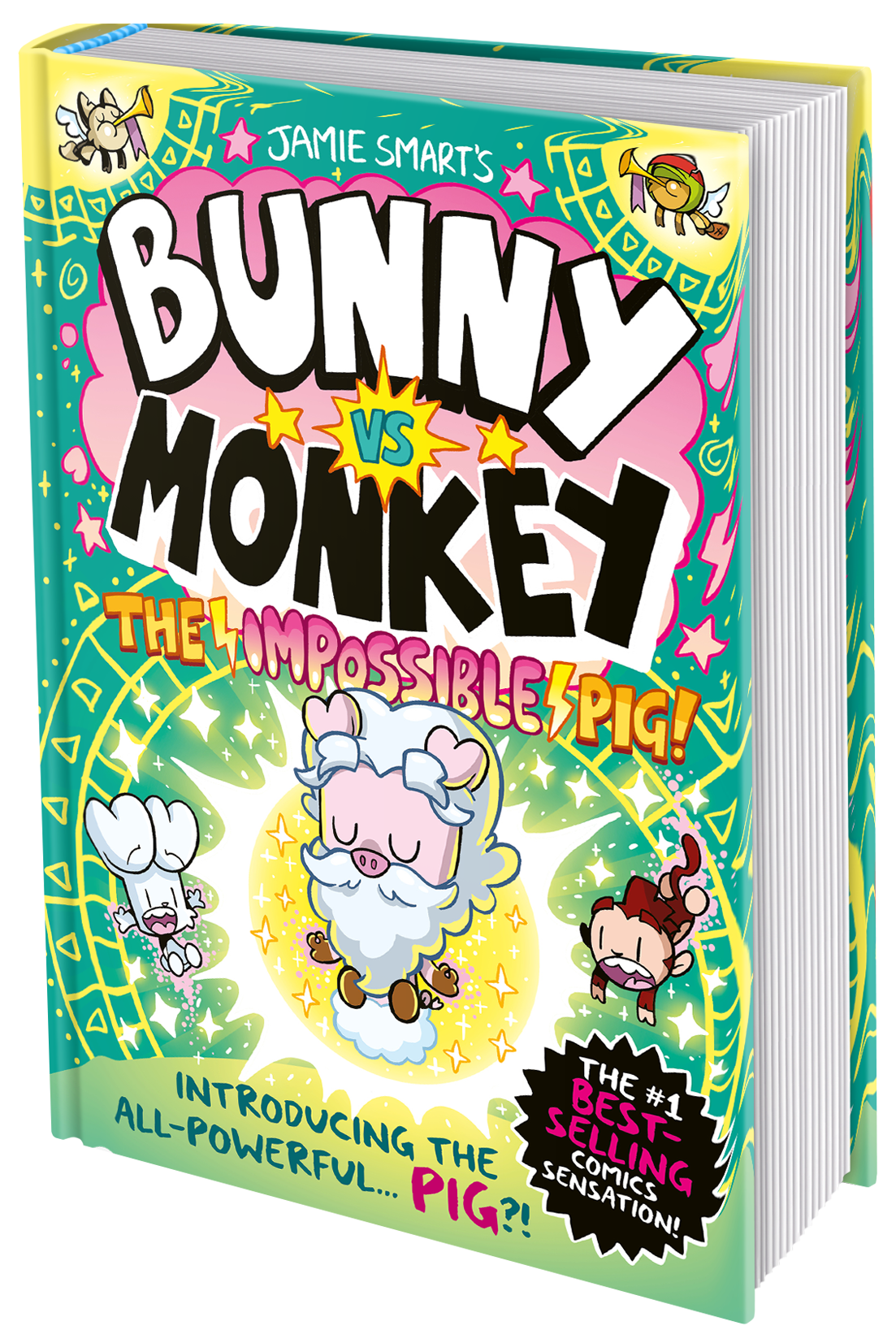 Bunny vs Monkey 8: The Impossible Pig! (hardback)
