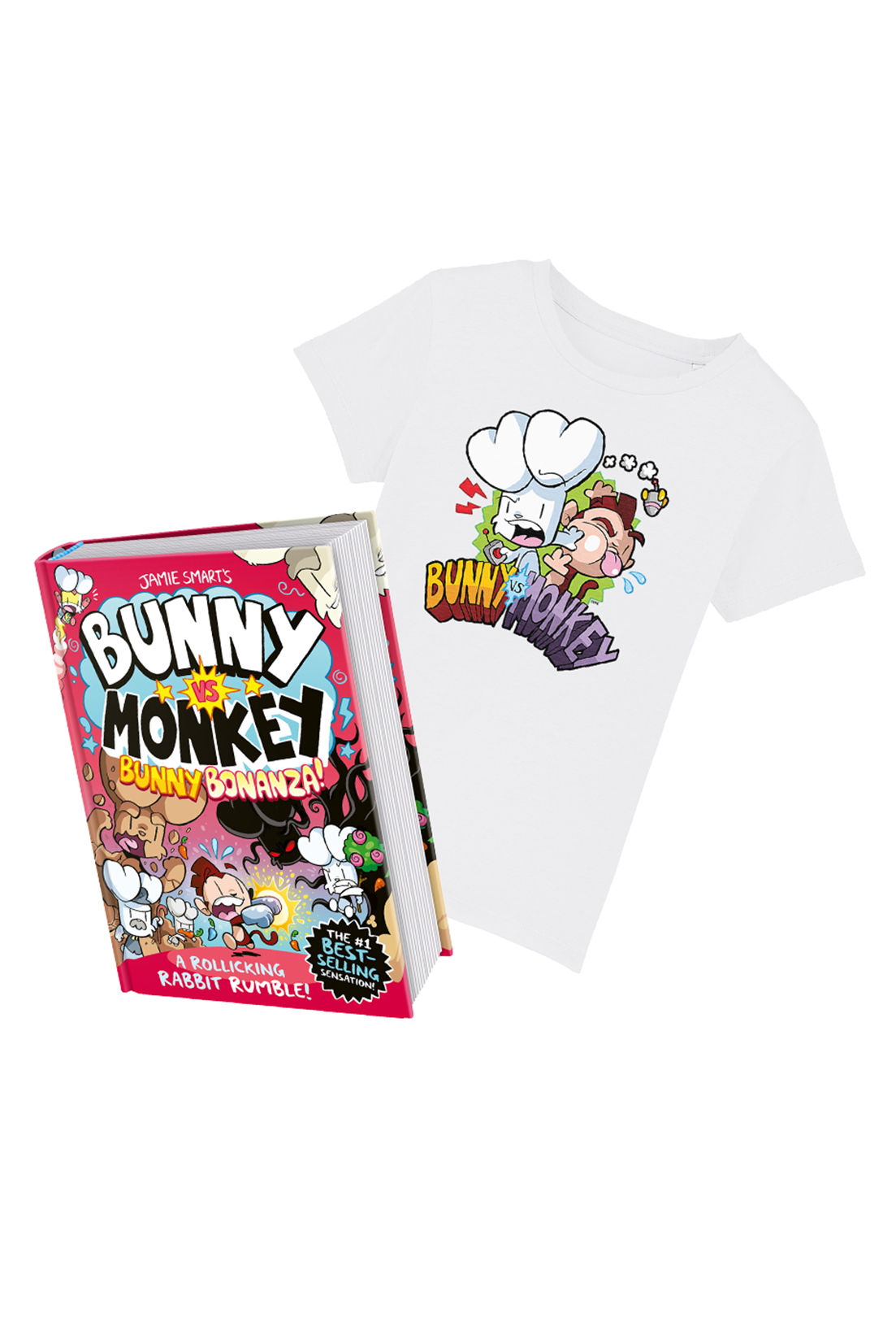 Bunny vs Monkey 9: Book & T-Shirt Combo