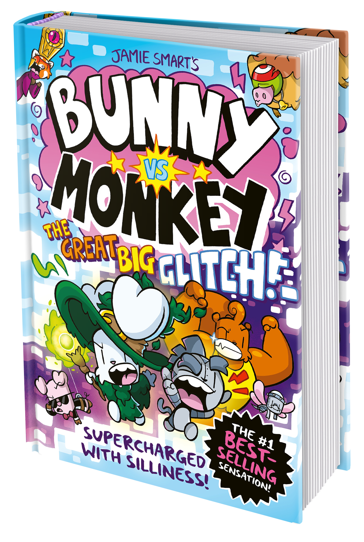 Bunny vs Monkey 10: The Great Big Glitch (hardback)