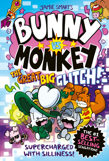 Bunny vs Monkey 10: The Great Big Glitch (hardback)