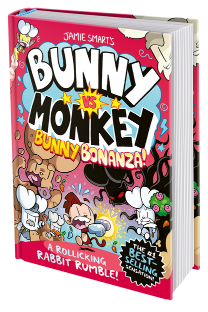 Bunny vs Monkey 9: Book & T-Shirt Combo