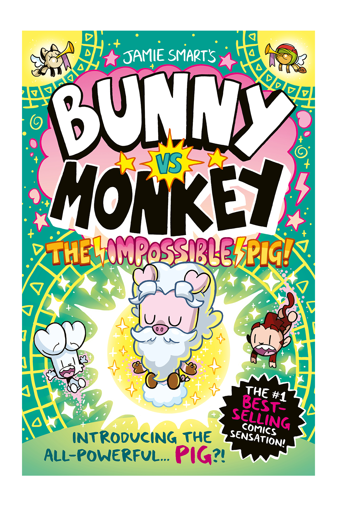 Bunny vs Monkey 8: The Impossible Pig! (paperback)