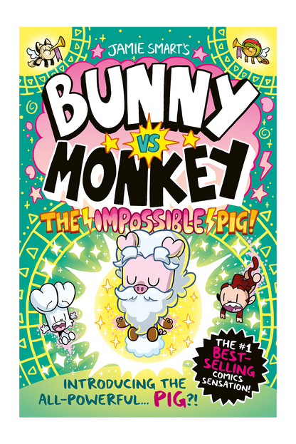 Bunny vs Monkey 8: The Impossible Pig! (paperback)