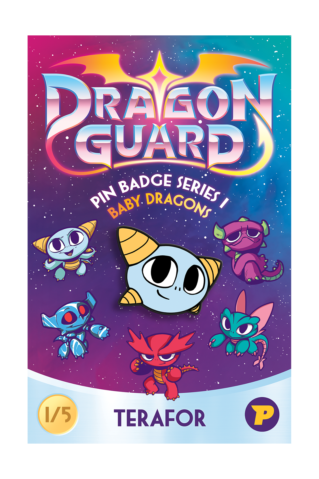 Dragon Guard Baby Terafor pin badge