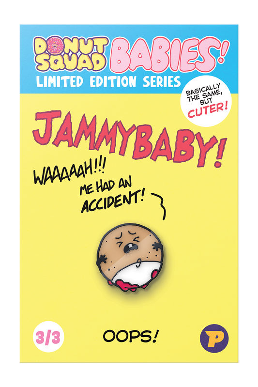 Donut Squad Jammybaby pin badge
